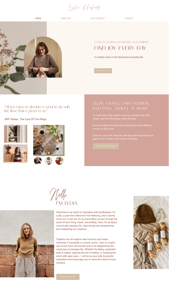 wordpress webdesign influencer